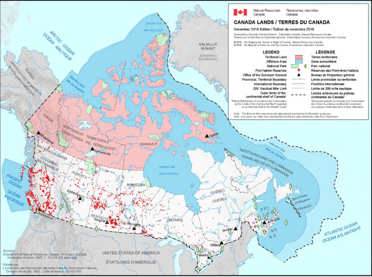 Figure 1 Map of Canada